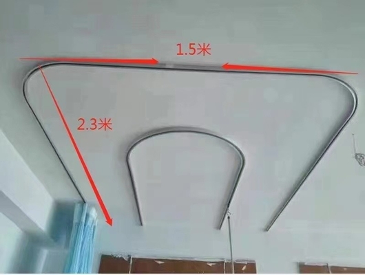 Flatted Track Hospital Curtain Tracks U-Type/L-Type/Custom-Made/Quiet Running/Smooth Moving
