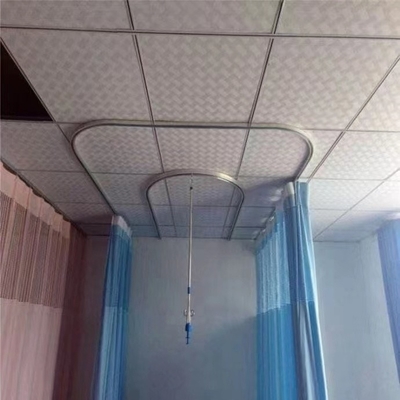 Flatted Track Hospital Curtain Tracks U-Type/L-Type/Custom-Made/Quiet Running/Smooth Moving