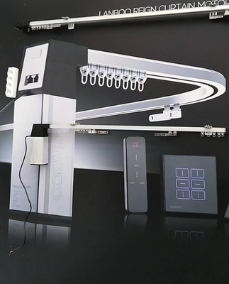 Double Track Curved Curtain Tracks Smooth and Quiet Manual/Motorized Control Smart
