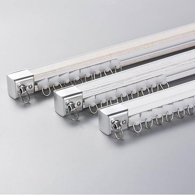 Double Track Curtain Tracks Made of Aluminum Alloy for Easy Installation and Removal