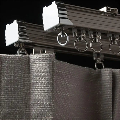 Motorized Automatic Control Curtain Tracks with Flatted Track and Customized Request