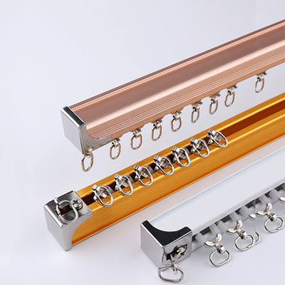 Basic Motorized Curtain Tracks with 3.5*5/5.5*5cm Size and Aluminum Alloy Material