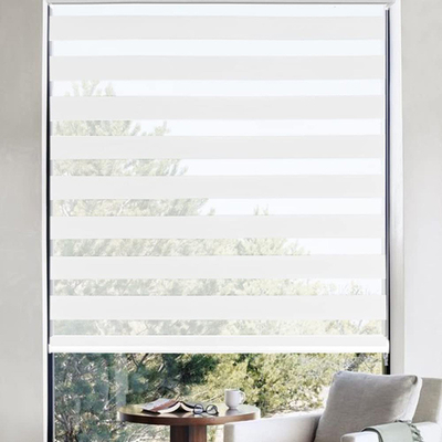 Highly Customizable Polyester Zebra Blinds for Indoor House Heat Insulation Included