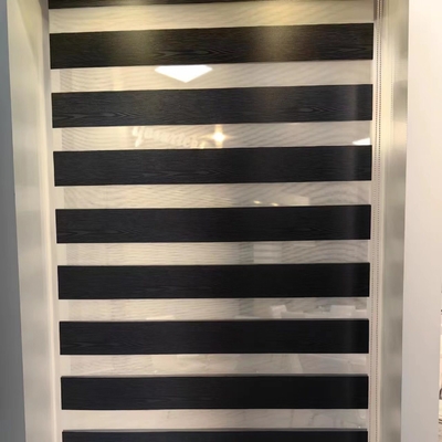 Electric Solar Shading Window Blind Horizontal Zebra Blinds for Excellent Performance