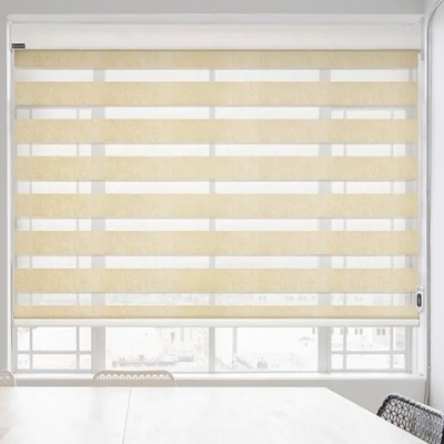 Electric Solar Shading Window Blind Horizontal Zebra Blinds for Excellent Performance