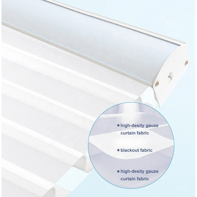 WELLSOURCE Manual 2&quot;Shangri-la shades Non Blackout Light Filtering for Home, Office, Hotel, Club, Restaurant Custom Made