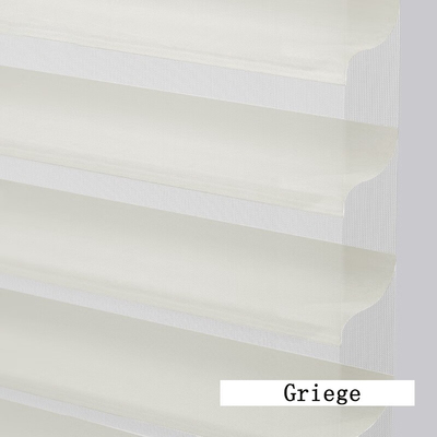 WELLSOURCE Manual 2"Shangri-la Blinds Non Blackout Light Filtering for Home, Office, Hotel, Club, Restaurant Custom Made