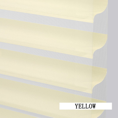 WELLSOURCE Manual 2"Shangri-la Blinds Non Blackout Light Filtering for Home, Office, Hotel, Club, Restaurant Custom Made