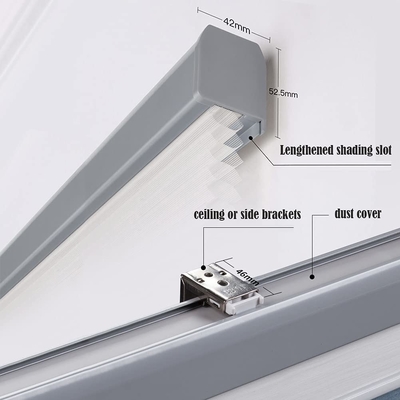 WELLSOURCE Manual Cordless Day and Night Cellular Shades Non Blackout Light Filtering Honeycomb Fabric for Home, Office,