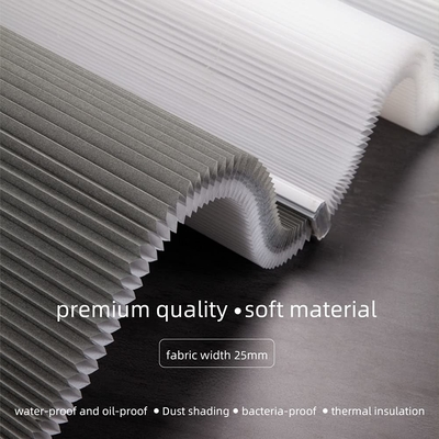 WELLSOURCE Manual Cordless Day and Night Cellular Shades Non Blackout Light Filtering Honeycomb Fabric for Home, Office,