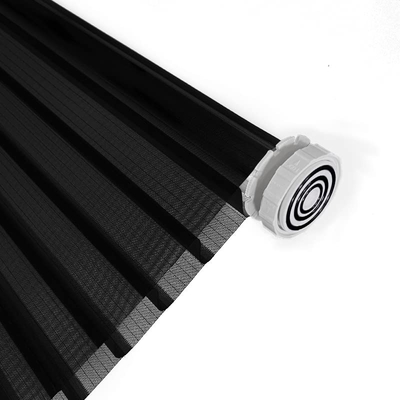 WELLSOURCE No Drill 2&quot;Shangri-la Shades Tension Inside Mount Expansion Window Blind,Custom Size