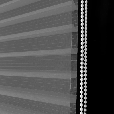 Customized Bathroom Anti UV and Heat Insulation Electric Motorized Shangrila Blinds